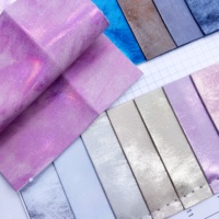 Metallisches PU-Leder-Gewebe Mattiertes Vintage-Kunstleder für Taschen Sofa-Polsterung Weich Langlebig