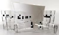 Seau à glace solide durable Vodka Cooler White Ice Cube Ice Box Bouteilles Cooler Container