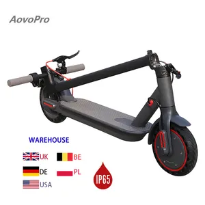 AOVO-patinete eléctrico plegable para adultos, Scooter sin asiento, 2 ruedas, 350w, almacén DE EE. UU., UE, Reino Unido