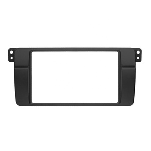 Kit de garniture de tableau de bord pour <span class=keywords><strong>autoradio</strong></span> <span class=keywords><strong>double</strong></span> <span class=keywords><strong>DIN</strong></span> avec écran tactile 7'' GPS TV Android pour <span class=keywords><strong>BMW</strong></span> Série 3 (<span class=keywords><strong>E46</strong></span>) 1998-2005 - Product Image 1