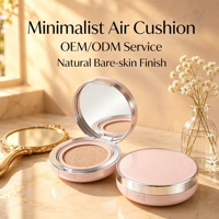 Mushroom Head Air Cushion Foundation Natural Brightening CC Cream Full Coverage Moisturizing Concealer Wajah Semua Jenis Kulit Harian