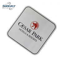 Sous-verres en métal miroir en aluminium Sous-verres en métal et taille personnalisée Prix bon marché et utilisation à la main à bas prix