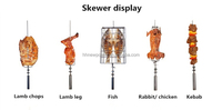 Nouvelle Conception de Rôtissoire à Poulet, Machine à Churrascos Brésiliens, Barbecue Extérieur, Machine à Griller le Poisson