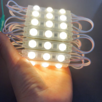 Échantillon Gratuit Modules LED injectables pour enseignes lumineuses 20/30/40/50 pièces en série 12V 6313 Blanc Chaud Intérieur IP65