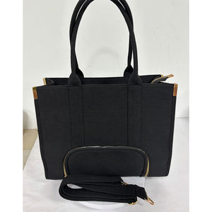 2026 Neu 2-in-1 Baumwoll-Canvas Tragetasche & Lunchbox-Kombination Isolierte Laptoptasche mit Essensfach - Product Image 1