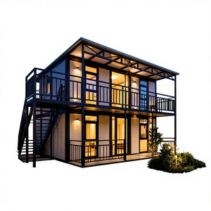 Contenedor de Acero Ignífugo de 20 pies/40 pies de Ensamblaje Rápido con Panel Sándwich para Uso en Oficinas/Almacenes/Villas - Product Image 1
