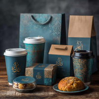 Sacs en carton ondulé personnalisés AT PACK pour restaurants à emporter, cafés, chaussures et vêtements – Écologiques et en kraft