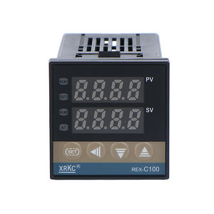 Ensemble de contrôle de température PID Thermostat REX-C100, thermocouple + relais à semi-conducteurs 40DA, ensemble de détection de température - Product Image 2