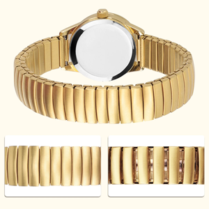 Женские спортивные кварцевые часы Seiko с расширительным ремешком из нержавеющей стали - Product Image 6