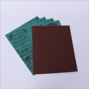 Papel de lija impermeable de óxido de aluminio marrón, resistente al agua, rojo, para pulir y lijar metales / Papel abrasivo de lija - Product Image 2