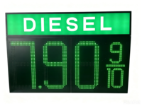 AUTODISP Hochleuchtende Outdoor-LED Wasserdichte Tankstellen-Preisanzeige Fernbedienung Anpassbare Pixel 2 Jahre Garantie für Tankstellen