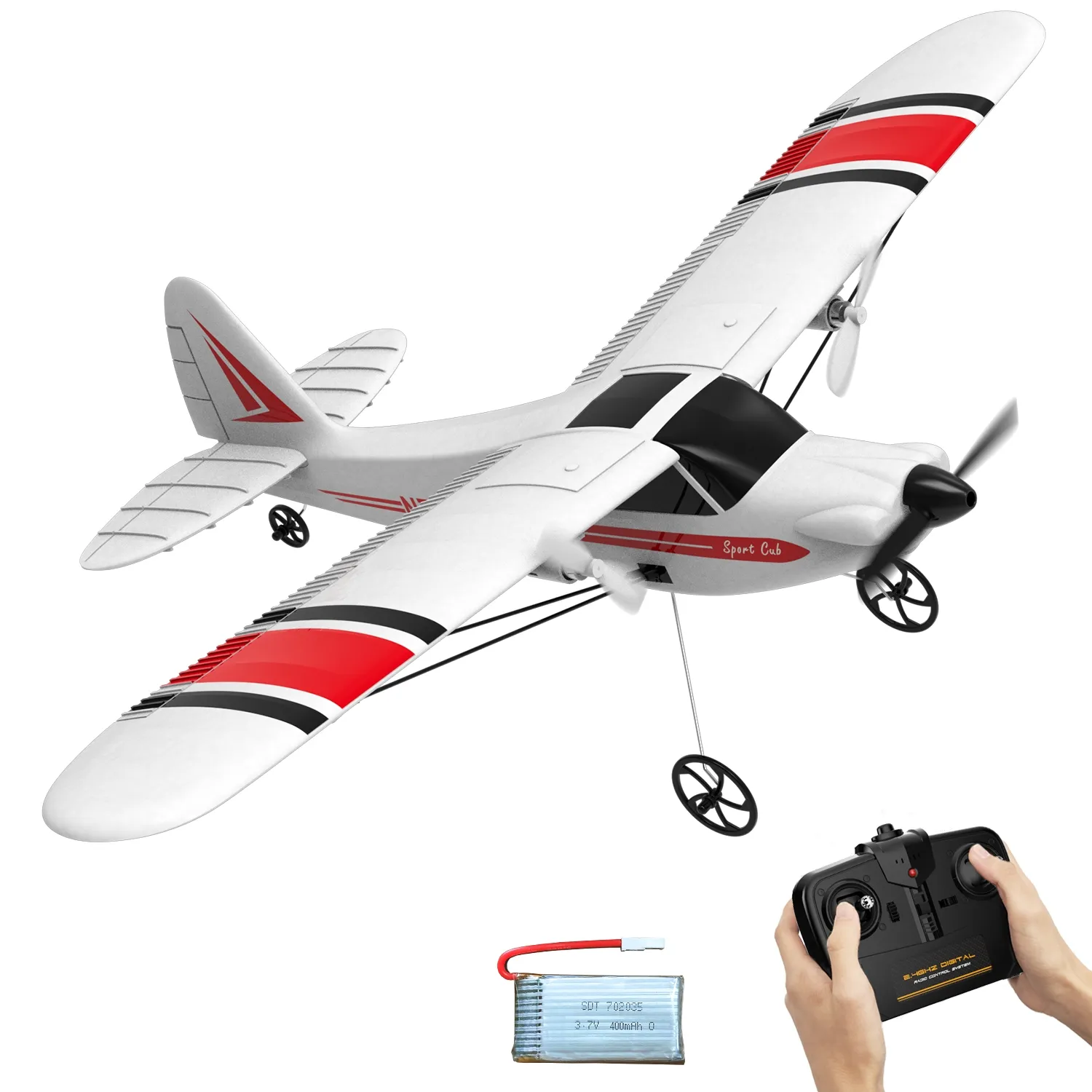 SportCub 2-CH 400mm RC plane RTF radio control Aircraft electric toys RC Airplane Outdoor model for beginner kids children