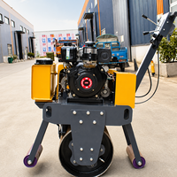 Offre d'usine : Rouleau compacteur de sol 12 kN pour le compactage des bases de chantier