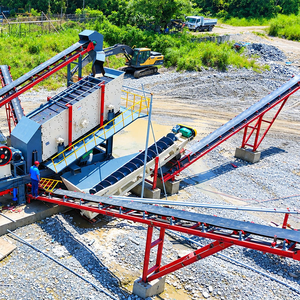 Máquina de cribado vibratorio móvil, planta de cribado circular, sistema de trituración con transportador para minería de mineral - Product Image 4