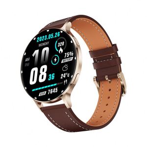 Montre connectée H16 en promotion, écran AMOLED 1,75 pouces, bracelet fitness en alliage d'aluminium pour hommes et femmes, appels Bluetooth, oxymètre de sang - Product Image 1