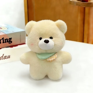 Peluche <span class=keywords><strong>Ours</strong></span> Polaire Blanc Kawaii, Adorable <span class=keywords><strong>Ours</strong></span> Arctique en Peluche avec Étiquette Patte, Doux Animal Blanc Neige pour Cadeau d'Anniversaire Fille - Product Image 4