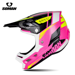 <span class=keywords><strong>Casco</strong></span> SOMAN M12 con Certificación DOT para Ciclismo de Descenso, Motocicleta, Motocross, Todoterreno, Ligero, Resistente al Viento, para Carreras - Product Image 5