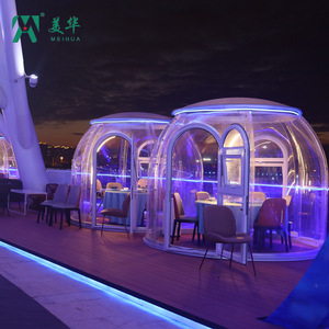 Carpa domo Meihua para 6-8 personas, casa burbuja transparente de lujo para bodas, cafeterías, restaurantes y uso en exteriores. - Product Image 4