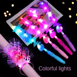 Новогодний светящийся LED-стик 2026: Волшебная игрушка для вечеринок, концертов, светящаяся палочка из ПВХ, подарок на Новый год - Product Image 3