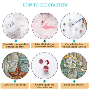 ชุดแปรงทาสีศิลปินสำหรับเด็กลาย<span class=keywords><strong>ดอกไม้</strong></span>และพืช - Product Image 4