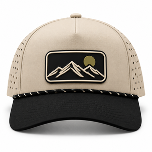 Casquette Snapback Courbée Certifiée Usine, Imperméable, 5 Panneaux, Style Extérieur, Chapeau de Golf avec Cordon et Logo PVC - Product Image 1