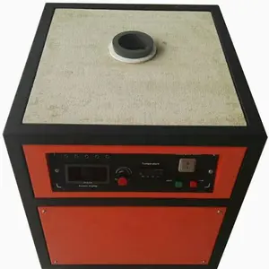 China small induction melting furnace gold silver rare metal melting furnace 1-6kg gold melting furnace machine for sale