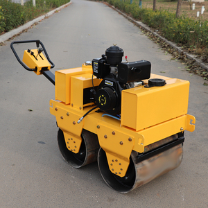 Somate เครื่องอัดลูกกลิ้งถนนขนาดเล็กสองชั้นเครื่องยนต์ดีเซลแบบใช้มือสั่นสำหรับเดินได้รับการรับรอง CE - Product Image 5
