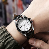 Mode bracelet en acier de haute qualité montres de luxe pour hommes en gros classique en cuir montre d'affaires Quartz hommes