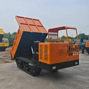 Mini volquete sobre orugas, Mini volquete de orugas multifuncional, 1000kg, 2000kg, Mini camión volquete transportador para construcción - Product Image 5