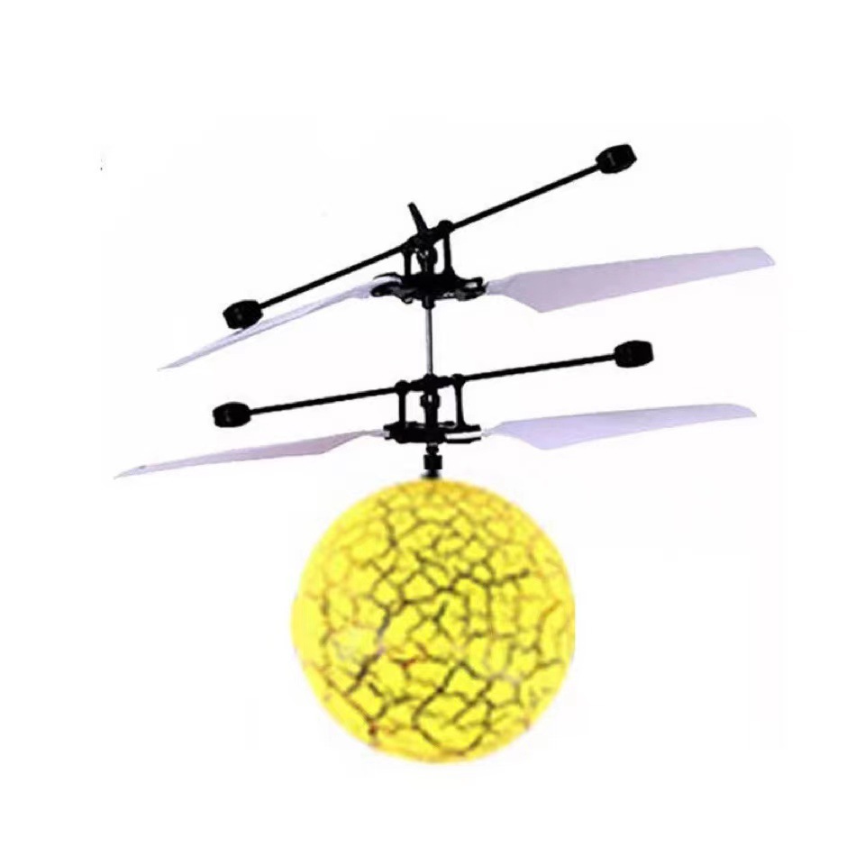 Cracked Yellow Flying Ball