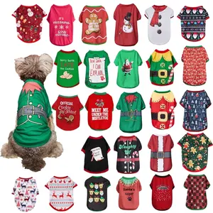 Divertido Disfraz de Invierno para Perros y Gatos, Sudadera con Capucha de Peluche de Lujo con Estampado de Dibujos Animados para las Fiestas, Hecho de Poliéster - Product Image 1