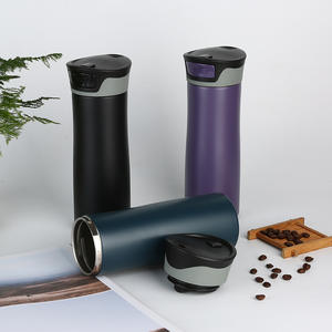 Taza de viaje de té de acero inoxidable autosellante, regalo de negocios con logotipo personalizado, botellas de <span class=keywords><strong>agua</strong></span> termo para hombre jefe - Product Image 4