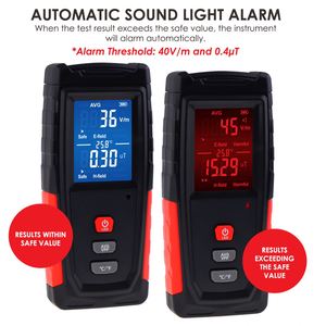 Medidor de EMF GAIN, Detector Digital de Campo Magnético, Modo Dual, Alarma Luminosa - Product Image 5