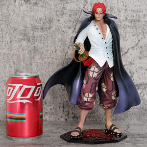 Figura de acción de 24,5 CM GK <span class=keywords><strong>Dragon</strong></span> Tiger, Shanks de pelo rojo, modelo de juguete de PVC, nueva figura de moda, adorno para fanáticos del Anime - Product Image 3