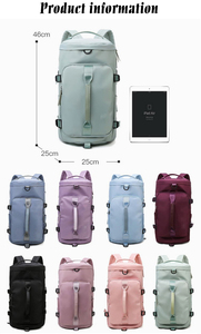 <span class=keywords><strong>Sac</strong></span> de voyage de grande capacité avec compartiment pour chaussures, <span class=keywords><strong>sac</strong></span> à dos de <span class=keywords><strong>sport</strong></span> décontracté en Oxford pour hommes et femmes, sacs de <span class=keywords><strong>sport</strong></span> décontractés - Product Image 6