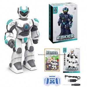 Robot Inteligente Programable a Escala 1:5, Juguete Musical RC para Niños con Sensor de Gestos e Interacción por Voz, Versión en Inglés - Product Image 6