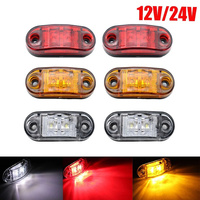 Feux latéraux de véhicule 12V 24V, feux de dégagement, rouge, blanc, ambre, camion, remorque, voiture, feux latéraux LED, signal lumineux