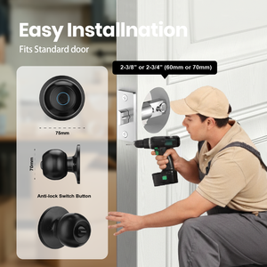 Cerradura Inteligente para Puerta NK22 de Calidad Profesional con Huella Dactilar Biométrica y Control Remoto para Entrada de Dormitorio y Seguridad - Product Image 3