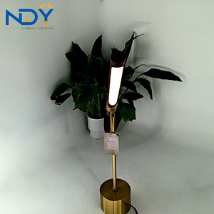 Wholesale Indoor Decorative Home Hotel Villa Modern Simple E14 Wood Grain <strong>Copper</strong> Led Table <strong>Lamp</strong> - Product Image 6
