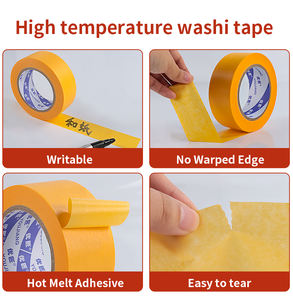 UJANG Ruban de masquage automobile Résistant aux hautes températures 150 degrés Papier Washi Ruban de masquage pour peinture automobile - Product Image 3
