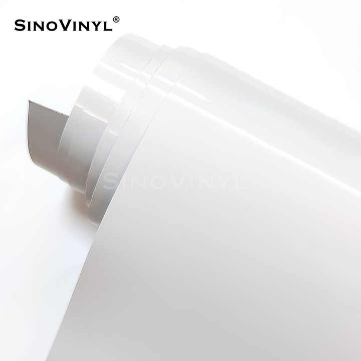 SINOVINYL Self Adhesive Glue - Black Printable Vinyl