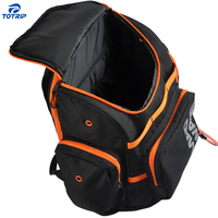 Sac à dos de sport décontracté et fonctionnel personnalisé de 45 L, imperméable, avec fermeture éclair, motif lettres et compartiment à chaussures