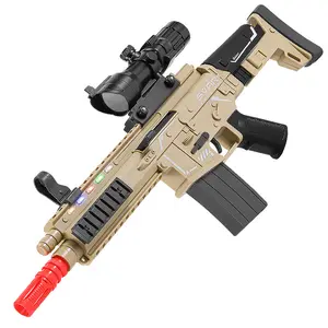VP374 M416儿童软枪玩具枪灯振动迷彩装备男孩玩具