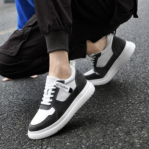 Zapatillas Casuales para Hombre con Aumento de Altura de 8CM, Zapatos de Cuero de Doble Capa para Estudiantes, Forro de Malla para Primavera - Product Image 5