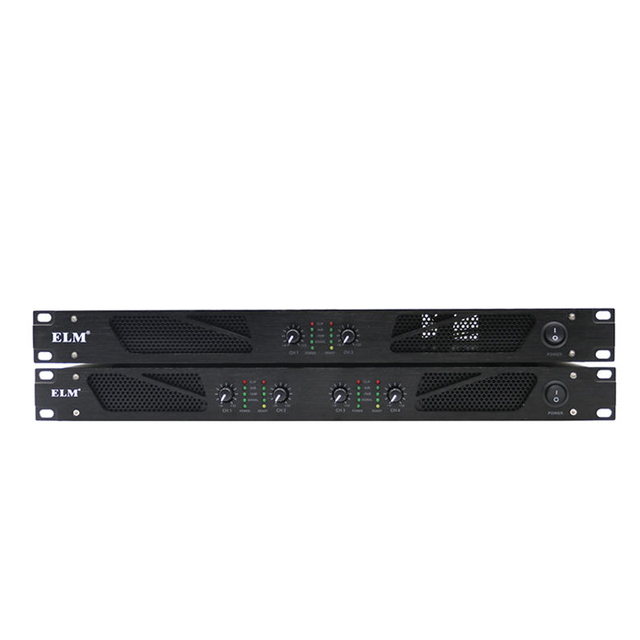 AR1250 2-Channel 1U Size Class D Digital Power Amplifier - 500W X 2, Professional Audio Sound Equipment for Live and Studio Use