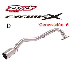 Xhaust-otociclo uffler, 150 B125 125 yygnus-150 <span class=keywords><strong>R125</strong></span> M - Product Image 3