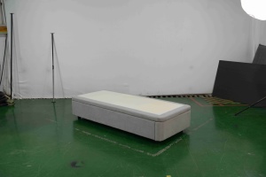 Base de <span class=keywords><strong>Cama</strong></span> Otomana de Perfil Bajo con Almacenamiento, Tamaño Personalizado, Tapizada en Tela Premium, Sin Cabecera, Ahorro de Espacio, con Sistema de Elevación - Product Image 5