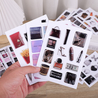 Feuilles d'autocollants en époxy imperméables personnalisées en forme de dessin animé pour coques de téléphone et ceintures – Vente en gros