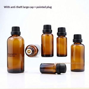 Essence Oil <b>Bottles</b> 5ml-100ml Brown Glass Classic Fashion Design Model C014 with <b>Dropper</b> - Product Image 2
