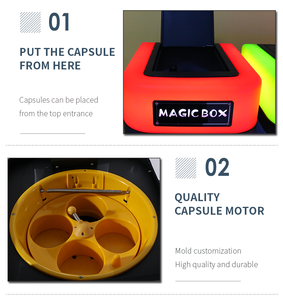 Distributeur automatique de capsules à monnayeur Magic Box <span class=keywords><strong>pour</strong></span> enfants avec garantie d'un an, personnalisable, <span class=keywords><strong>pour</strong></span> centres commerciaux et aires de jeux - Product Image 3